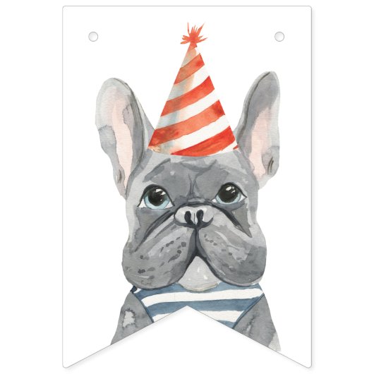 Bone appetit French Bulldog Vlaggetjes (Tweede vlag)