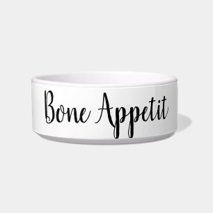 Bone Appetit grappig gezegde van van poppenkop Voerbakje