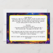 Bone-Appétit Halloween Bash Kaart (Achterkant)