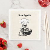 Bone Appétit Halloween Skelet Diner servetten (Insitu)