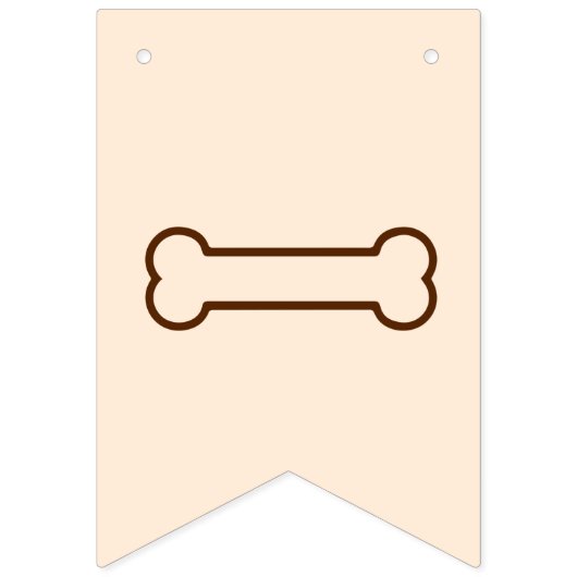 Bone-Appetit hondenfeestje Vlaggetjes (Eerste vlag)