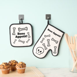 Bone Appetit! Ovenwant & Pannenlap Set