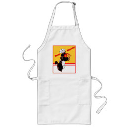 Bone Appetit Poster Apron Lang Schort