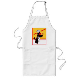 Bone Appetit Poster Apron Lang Schort