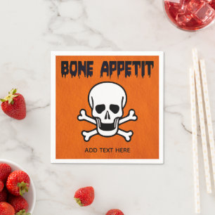 Bone Appetit Standard Cocktail Napkins Servet