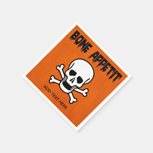 Bone Appetit Standard Cocktail Napkins Servet (Hoek)