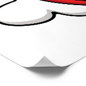 Bone Apple Teeth Funny Bona Appetit Pun Poster (Hoek)