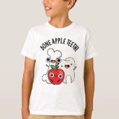 Bone Apple Teeth Funny Bona Appetit Pun  T-shirt (Voorkant)