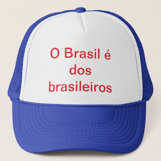 Boné Brasil dos brasileiros Trucker Pet (Voorkant)