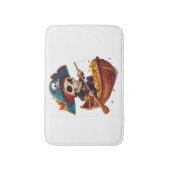 Bone Buccaneer � Funny Pirate Skull Badmat (Voorkant Verticaal)