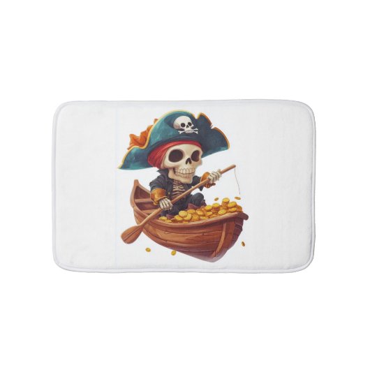 Bone Buccaneer � Funny Pirate Skull Badmat (Voorkant)