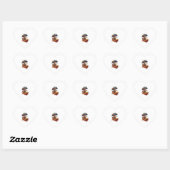 Bone Buccaneer - Funny Pirate Skull Hart Sticker (Vel)