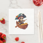 Bone Buccaneer - Funny Pirate Skull Servet (Insitu)