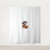 Bone Buccaneer - Funny Pirate Skull Wandkleed (Voorkant)