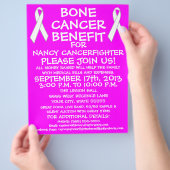 Bone Cancer Benefit Flyer (Hand)