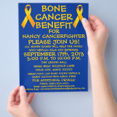 Bone Cancer Benefit Flyer (Hand)