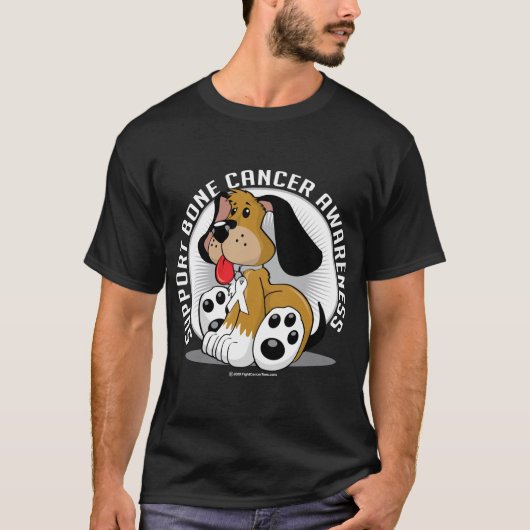 Bone Cancer Dog T-shirt (Voorkant)