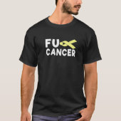 Bone Cancer Fight Cancer Ribbon T-shirt (Voorkant)