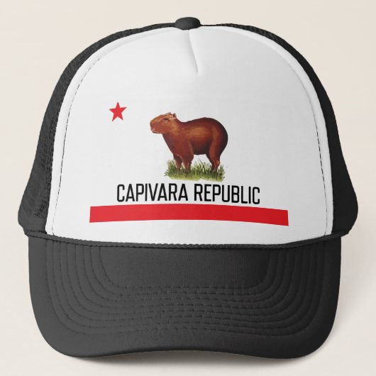 Boné Capivara Republic - NarliStuff Trucker Pet (Voorkant)