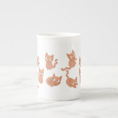 Bone china cat mok (Voorkant)