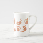 Bone china cat mok (Rechts)