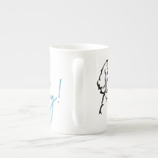 Bone China Doodle Joy! Mok (Achterkant)