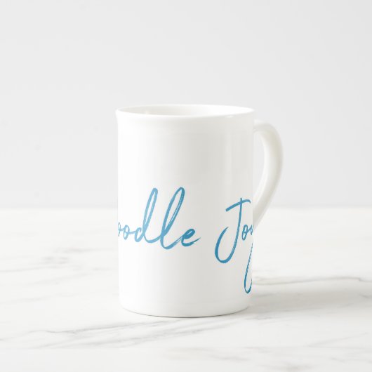 Bone China Doodle Joy! Mok (Voorkant rechts)