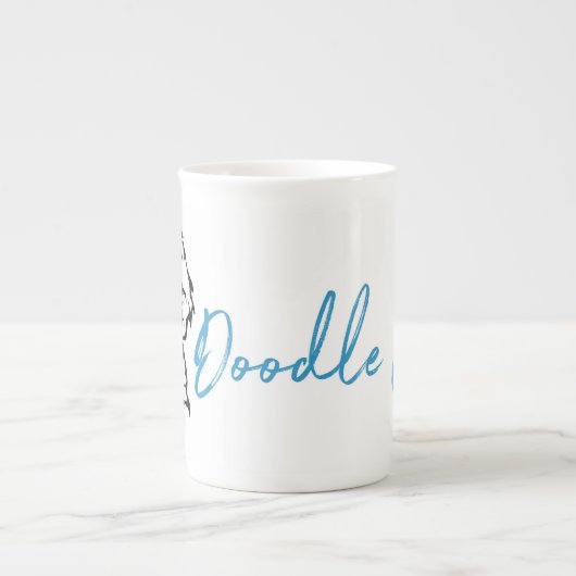 Bone China Doodle Joy! Mok (Voorkant)