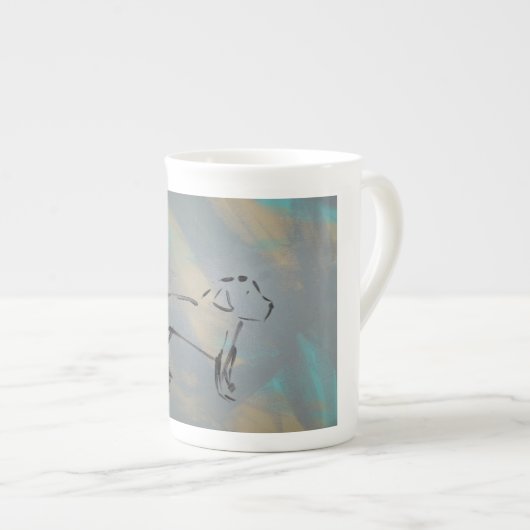 Bone China Mok (Voorkant rechts)