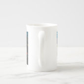 Bone China Mok Manchester UK Night Day Skyline (Achterkant)