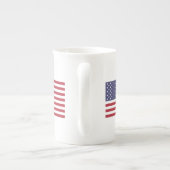 Bone China Mok met vlag VS (Achterkant)
