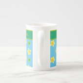 Bone China Mok to Personalize Primroses, Polkas (Achterkant)