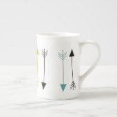 Bone China Mok - Tribale Arrows (Rechts)