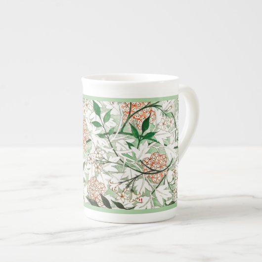 BONE CHINA MOK : WILLIAM MORRIS : JASMINE (Voorkant rechts)