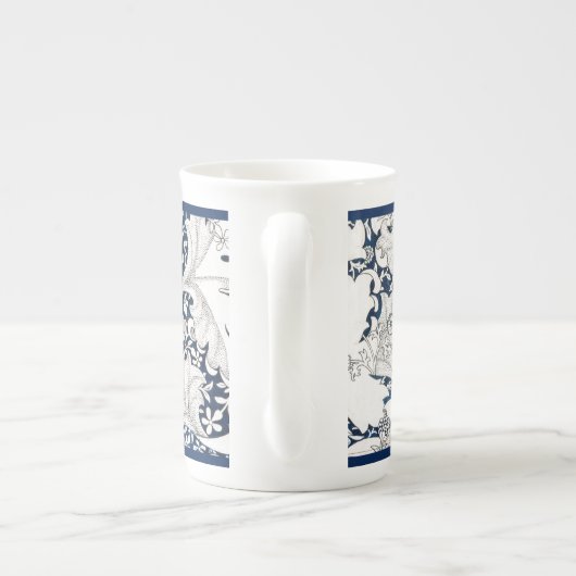 BONE CHINA MOK : WILLIAM MORRIS : WALLFLOWER (Achterkant)