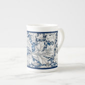 BONE CHINA MOK : WILLIAM MORRIS : WALLFLOWER (Voorkant rechts)