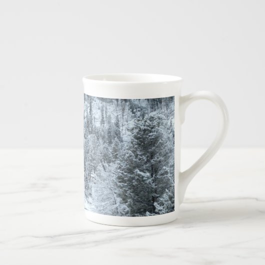 Bone China Mok - "Winter Day at Yellowstone" (Rechts)