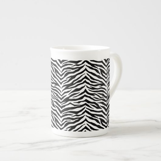 Bone China Mok-Zebra Print Bone China Mok (Voorkant rechts)