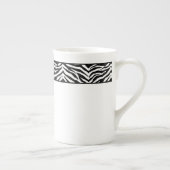 Bone China Mok-Zebra Print Porselein Kop (Rechts)