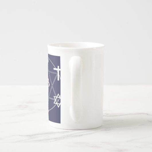 Bone China Mug Porselein Kop (Achterkant)