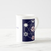 Bone China Mug Porselein Kop (Voorkant rechts)