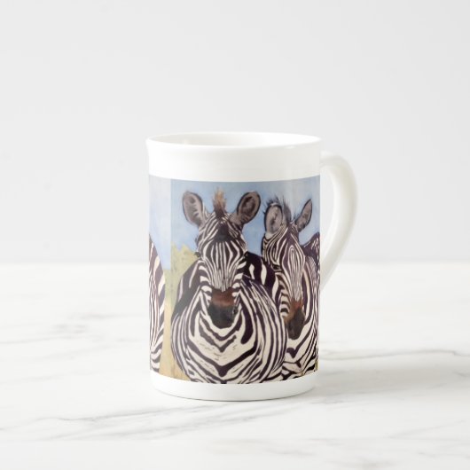 Bone China Mug Porselein Kop (Voorkant rechts)