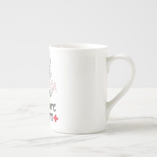 Bone China Porselein Kop (Rechts)