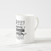 Bone China Porselein Kop (Voorkant rechts)