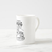 Bone China Porselein Kop (Voorkant rechts)