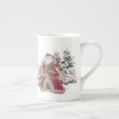 Bone China voor de kerstman en de rendieren Porselein Kop (Rechts)