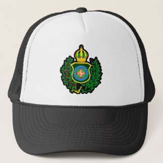 Boné com o Brasão da Bandeira Imperial Trucker Pet