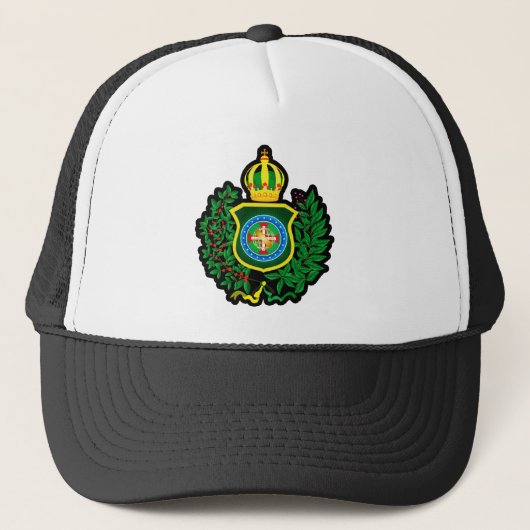 Boné com o Brasão da Bandeira Imperial Trucker Pet (Voorkant)