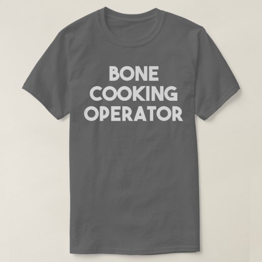 Bone Cooking Operator T-shirt (Design voorkant)