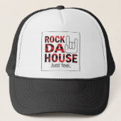 Boné customizado Rock da House Trucker Pet (Voorkant)